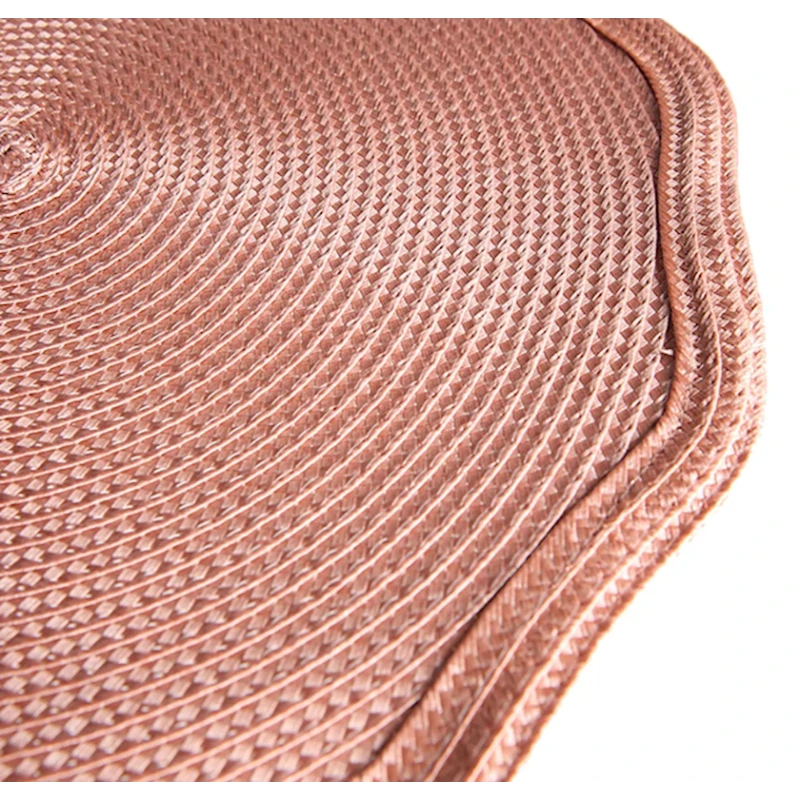 Сервировочный коврик Porland Priya 04STY007370, круг, розовый, 38 см