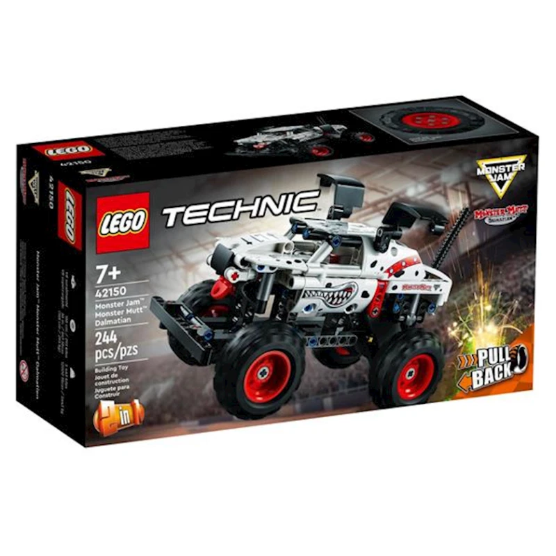 Конструктор LEGO Technic Monster Jam Monster Mutt Dalmatian 42150, 7+ лет, 244 элемента Конструктор LEGO Technic Monster Jam Monster Mutt Dalmatian 42150, 7+ лет, 244 элемента