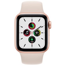 Ağıllı saat Apple Watch SE 2 44 mm Starlight sport band(, MRE53QI/A)