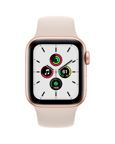 Ağıllı saat Apple Watch SE 2 44 mm Starlight sport band(, MRE53QI/A)