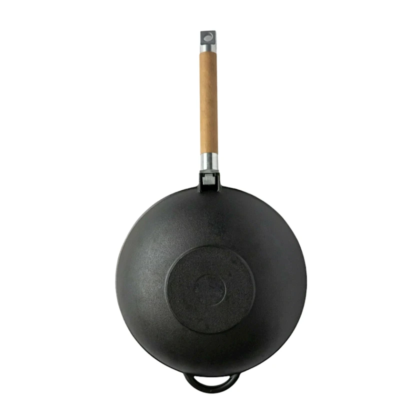 Сковорода-вок Gardarika GRKRWKCG24, 24 см, чугун, черная Сковорода-вок Gardarika GRKRWKCG24, 24 см, чугун, черная