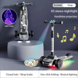 Skuter Maseratti Gray, 3+ yaş