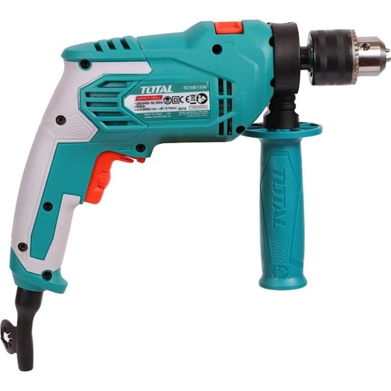 Дрель ударная Total TG1061336 650 Вт 0-3000 об/мин