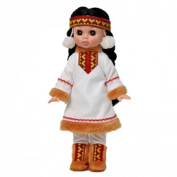 Кукла Весна Эля в костюме народов Севера, 30 см, пластик, с длинными волосами Кукла Весна Эля в костюме народов Севера, 30 см, пластик, с длинными волосами