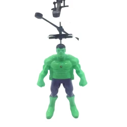 Летающая игрушка Hulk UM001000724, зеленая, 3+ лет Летающая игрушка Hulk UM001000724, зеленая, 3+ лет
