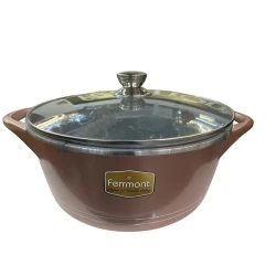 Кастрюля Berllong ZTW-FQQ32, 7.5 л, коричневая