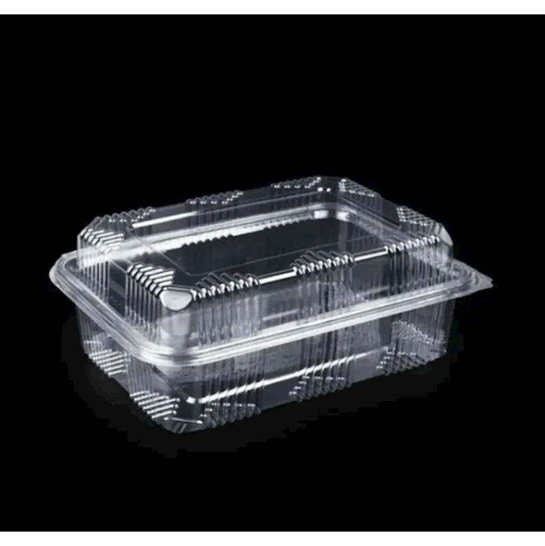 Birdəfəlik konteyner dəsti Loyal 6691780298, polietilen tereftalat, şəffaf, 34.8х23.2х6.35+2.95 sm, 100 əd