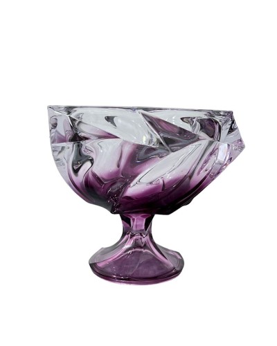 Meyvə qabları dəsti güldan və şirniyyat qabı ilə 00405, 4 parça, şüşə, çəhrayı, 22x24 sm, 20x28 sm, 14x15 sm, 34x12 sm