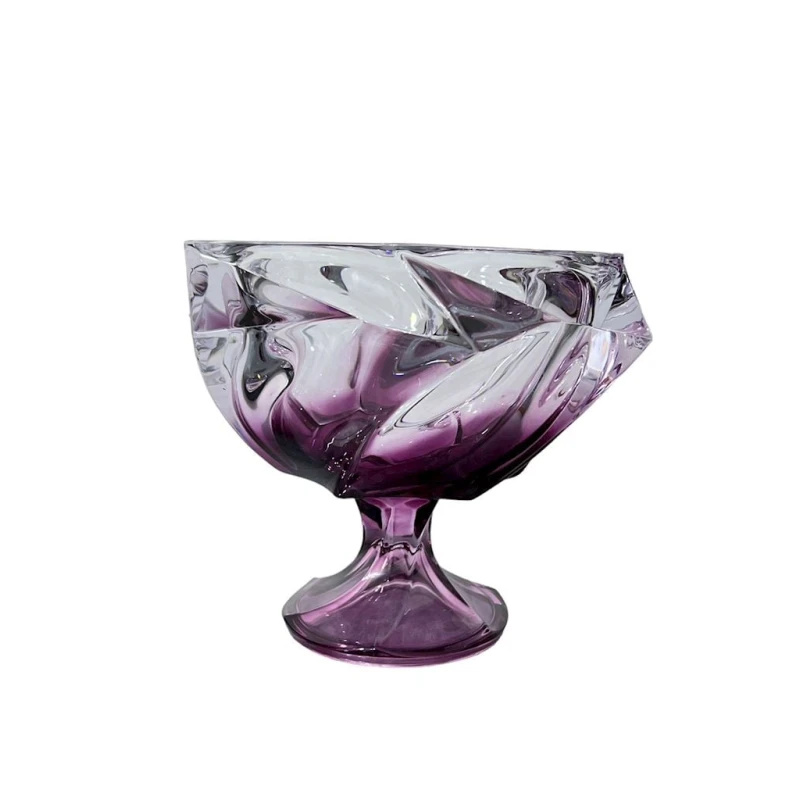 Meyvə qabları dəsti güldan və şirniyyat qabı ilə 00405, 4 parça, şüşə, çəhrayı, 22x24 sm, 20x28 sm, 14x15 sm, 34x12 sm