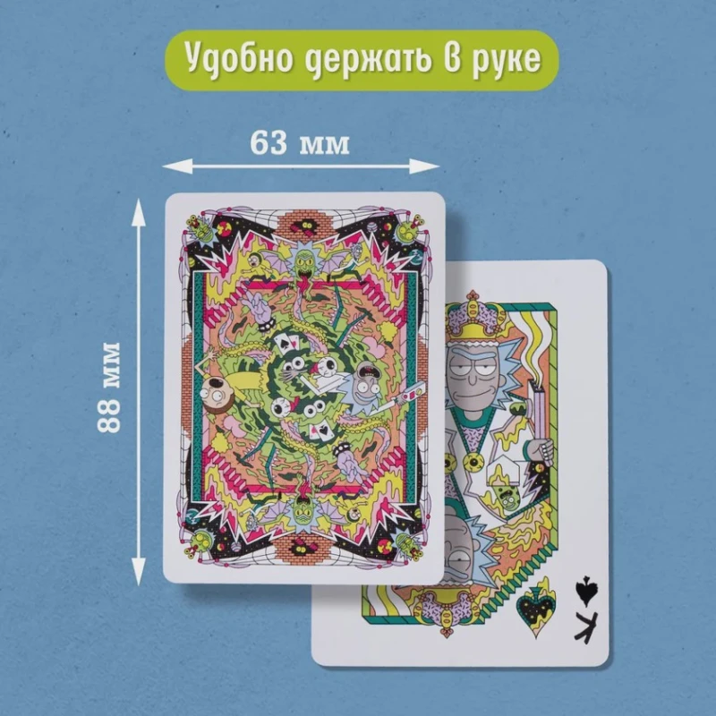 Oyun kartı Theory11 Rick and Morty, 54 əd Oyun kartı Theory11 Rick and Morty, 54 əd