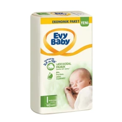 Uşaq üçün bez Evy Baby 1, 2-5 kq, 40 əd