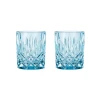 Набор стаканов для виски Nachtmann, 2 шт, 295 мл, хрусталь, голубой Набор стаканов для виски Nachtmann, 2 шт, 295 мл, хрусталь, голубой