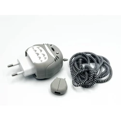 Чехол для зарядного устройства Серая кошка, силикон, серый Чехол для зарядного устройства Серая кошка, силикон, серый