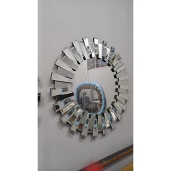 Настенное зеркало Piyano PG-80G, серебристое, 80 см Настенное зеркало Piyano PG-80G, серебристое, 80 см