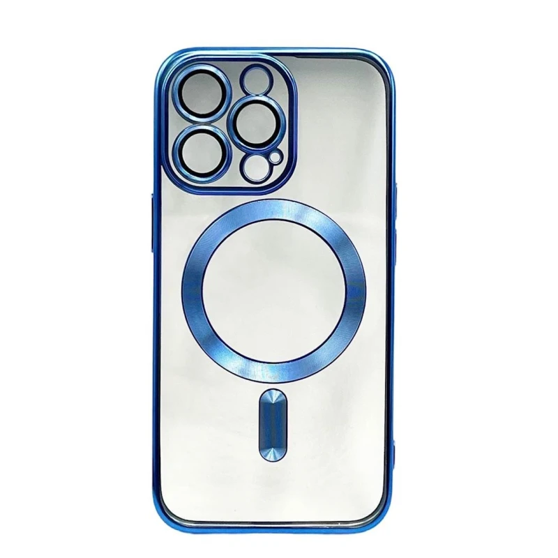 Çexol 888_store_529 MagSafe Apple iPhone 13 Pro üçün Göy/Şəffaf