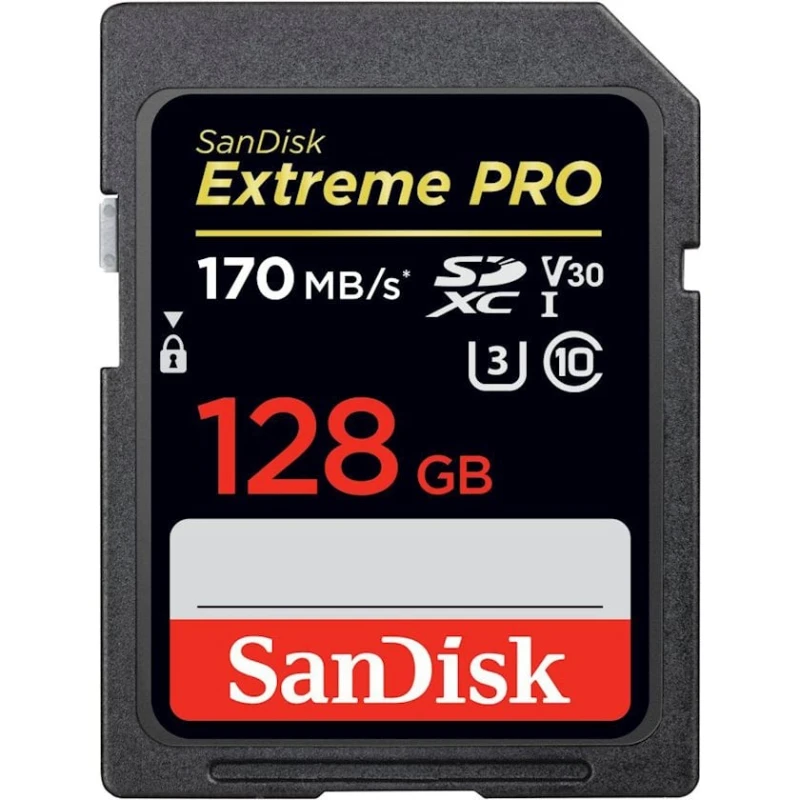 Карта памяти Sandisk 128GB SDXC class 10 UHS-I U3 Extreme Pro Карта памяти Sandisk 128GB SDXC class 10 UHS-I U3 Extreme Pro