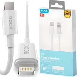 Kabel Rock RCB0875 P8 USB-C to USB-C, 1 m, White