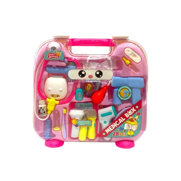 Набор для игр в профессию Little Actress Medical Box M6688, 28 предметов Набор для игр в профессию Little Actress Medical Box M6688, 28 предметов