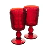Набор бокалов для вина Gipfel Vinsanto 51526, 2 шт, 320 мл, стекло, красный