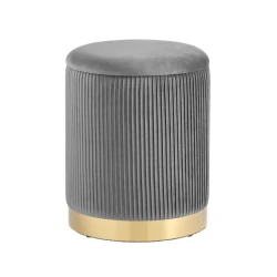 Пуфик 66, ткань, серый, 40x35x35 см Пуфик 66, ткань, серый, 40x35x35 см