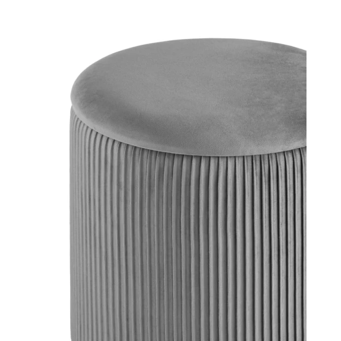 Пуфик 66, ткань, серый, 40x35x35 см Пуфик 66, ткань, серый, 40x35x35 см