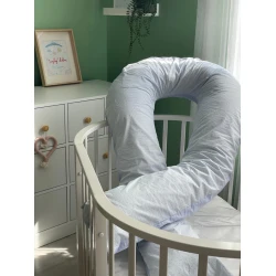 Подушка для беременных YT_HM_012, голубая, 150x100 см