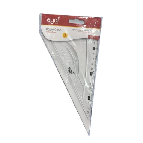 Линейка треугольная Oyal İ-1115, пластик, 18 см Линейка треугольная Oyal İ-1115, пластик, 18 см