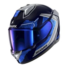 Motosikl dəbilqəsi Shark Skwal i3 Rhad HE0820EBUSM, ölçü M, göy