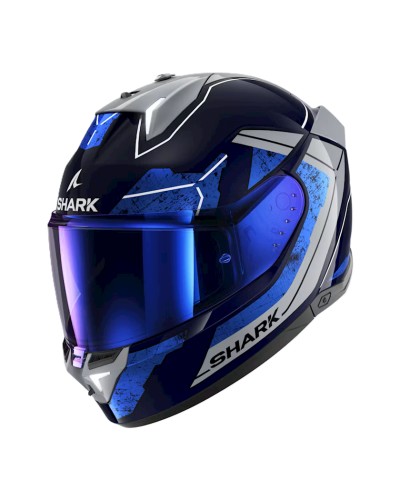 Motosikl dəbilqəsi Shark Skwal i3 Rhad HE0820EBUSM, ölçü M, göy