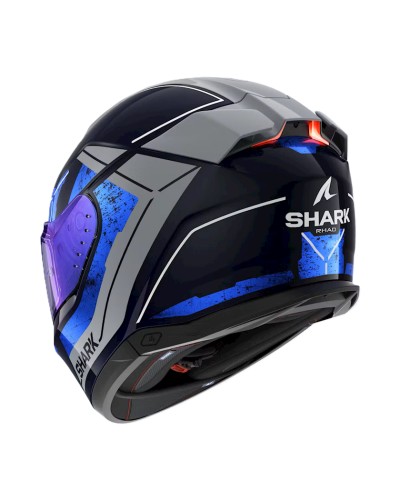 Motosikl dəbilqəsi Shark Skwal i3 Rhad HE0820EBUSM, ölçü M, göy