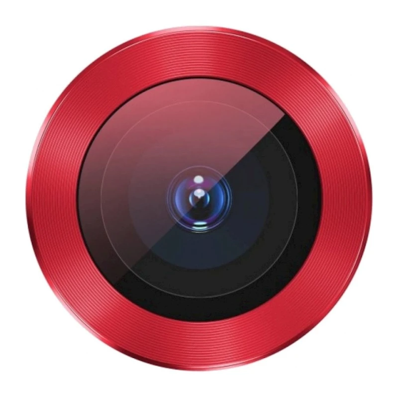 Qoruyucu kamera şüşələri Baseus Alloy Protection Ring iPhone 11 üçün (SGAPIPH61S-AJT09) Red