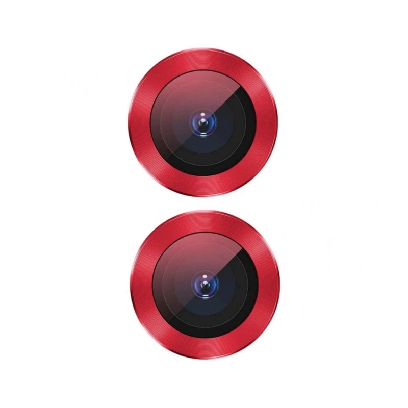 Qoruyucu kamera şüşələri Baseus Alloy Protection Ring iPhone 11 üçün (SGAPIPH61S-AJT09) Red