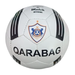 Futbol topu Qarabağ FC, ölçü 5, qara/ağ
