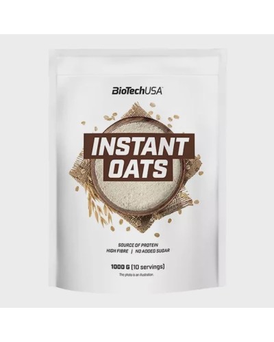 Qida əvəzləyicisi BioTechUSA Instant Oats Chocolate, 1000 q