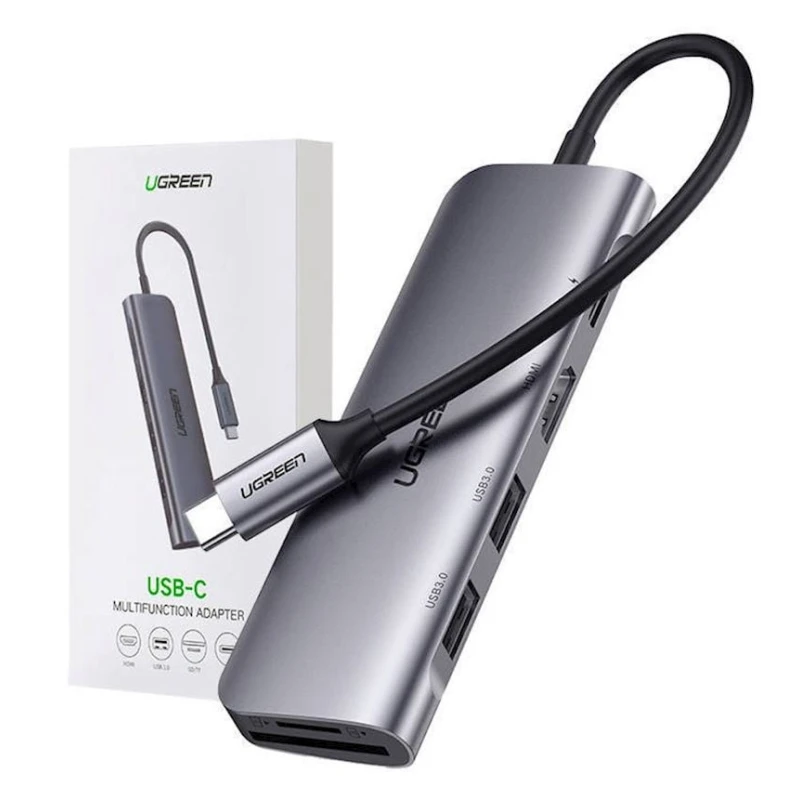 USB хаб Ugreen CM195 4K 7-in-1 USB хаб Ugreen CM195 4K 7-in-1