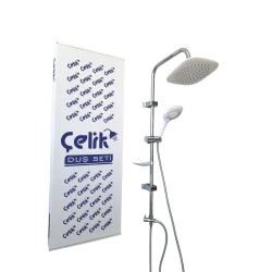 Duş qarnituru Çelik 0559, paslanmayan polad, xrom