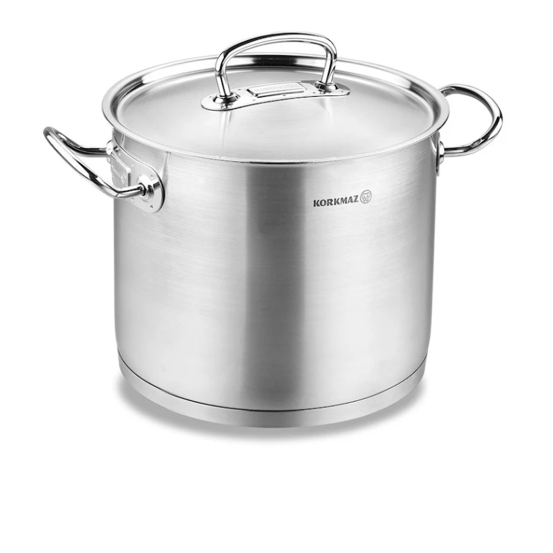 Кастрюля Korkmaz Proline Extra Deep A1166, 24x24 с, 9 л, Серебристый