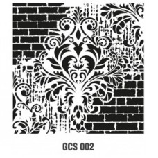 Трафарет Grunge Stencil GCS Serie GCS 002, 45х45
