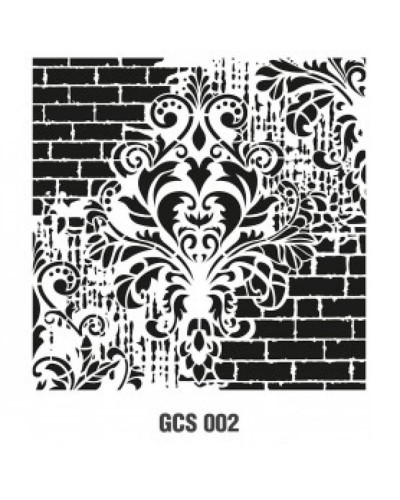 Трафарет Grunge Stencil GCS Serie GCS 002, 45х45