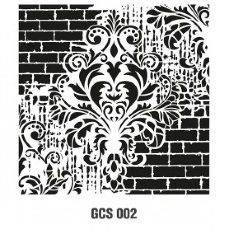 Трафарет Grunge Stencil GCS Serie GCS 002, 45х45 Трафарет Grunge Stencil GCS Serie GCS 002, 45х45