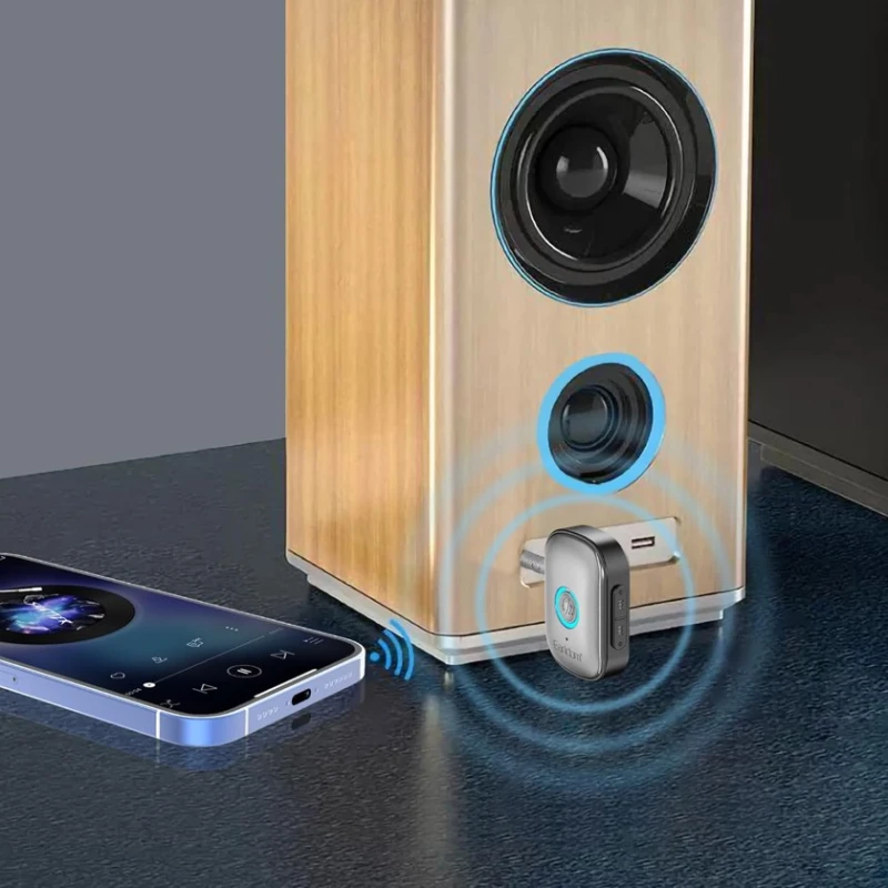 Bluetooth адаптер Earldom ET-BR15 Plug & Play Bluetooth 5.3 3.5mm AUX