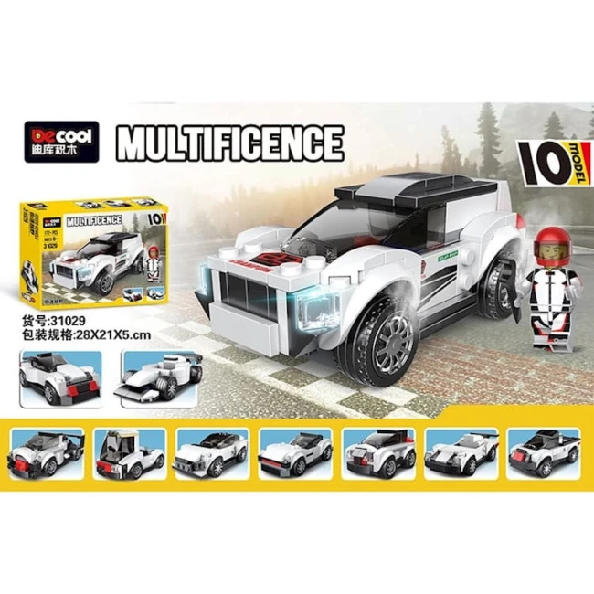 Блочный конструктор Decool Multificence Speed Vehicle 31029, 172 элементов Блочный конструктор Decool Multificence Speed Vehicle 31029, 172 элементов