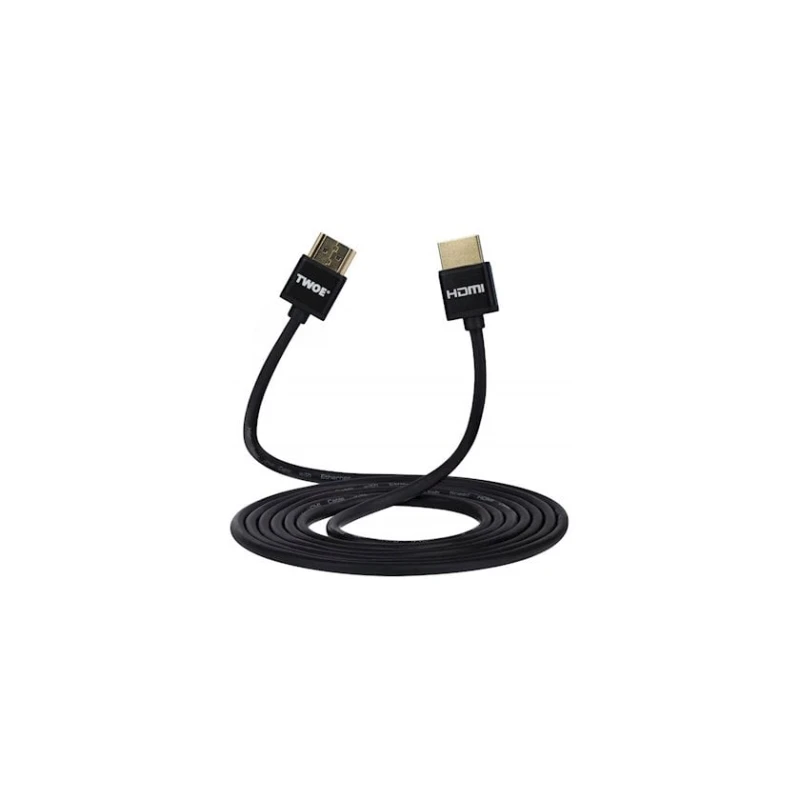 HDMI кабель 2E HDMI 2.0 (AM/AM) Slim High Speed Alumium, 2 м HDMI кабель 2E HDMI 2.0 (AM/AM) Slim High Speed Alumium, 2 м