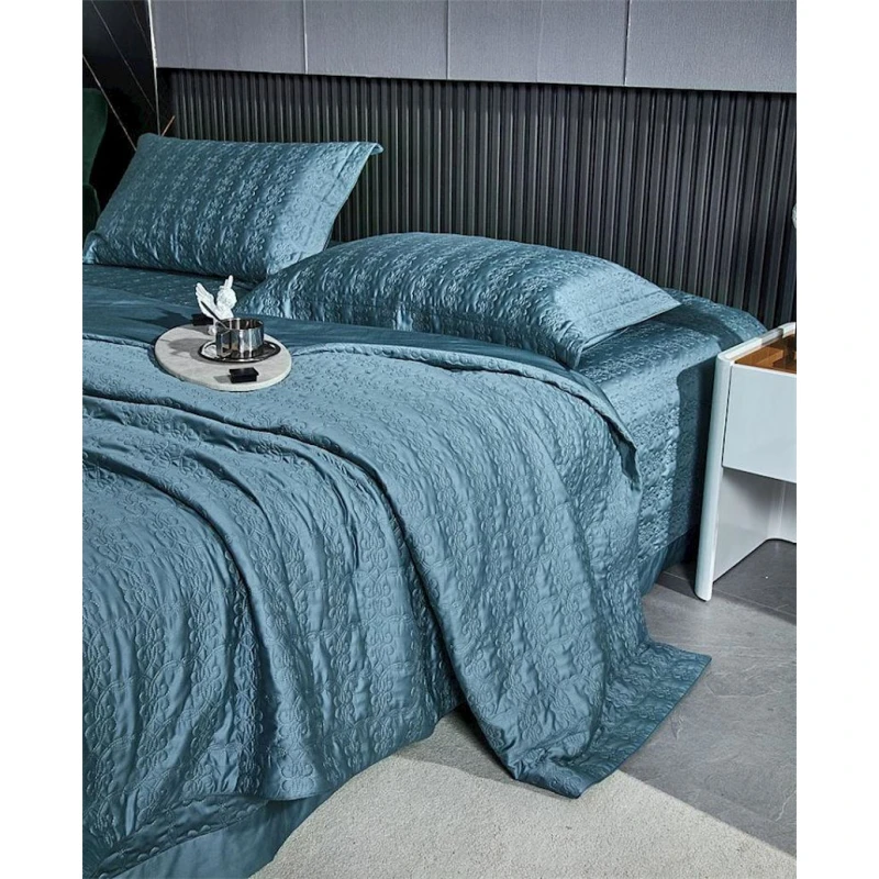 Покрывало First Home SHA-00001313, 230x250 см, евро макси, синее Покрывало First Home SHA-00001313, 230x250 см, евро макси, синее