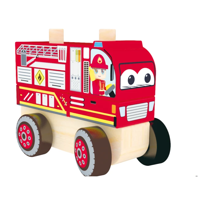 Деревянная машинка Hape J'adore Fire Engine Деревянная машинка Hape J'adore Fire Engine