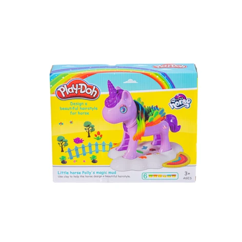 Набор для лепки Play-Doh My little Horse 8077, 28x22 см, 3+ лет Набор для лепки Play-Doh My little Horse 8077, 28x22 см, 3+ лет