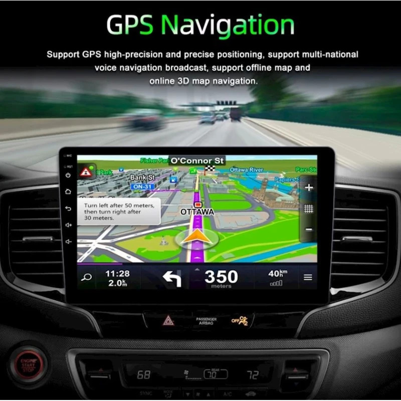 Avtomobil monitoru NAVO Kia Rio 2008 üçün