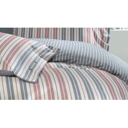 Комплект постельного белья Yataş Romina пододеяльник 200x220, простыня 240x260, наволочки 50x70, двуспальный, разноцветный