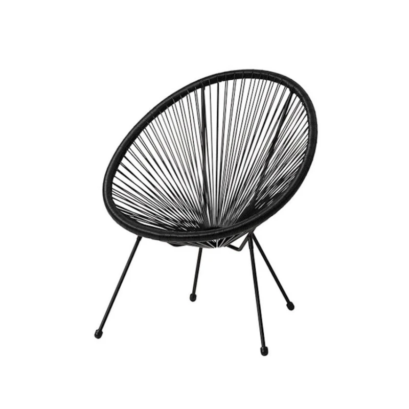 Лаунж стул JYSK Ubberup 72x80x83 см, черный Лаунж стул JYSK Ubberup 72x80x83 см, черный