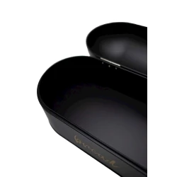 Хлебница Sarina WL-8002 (5469), нержавеющая сталь, черная